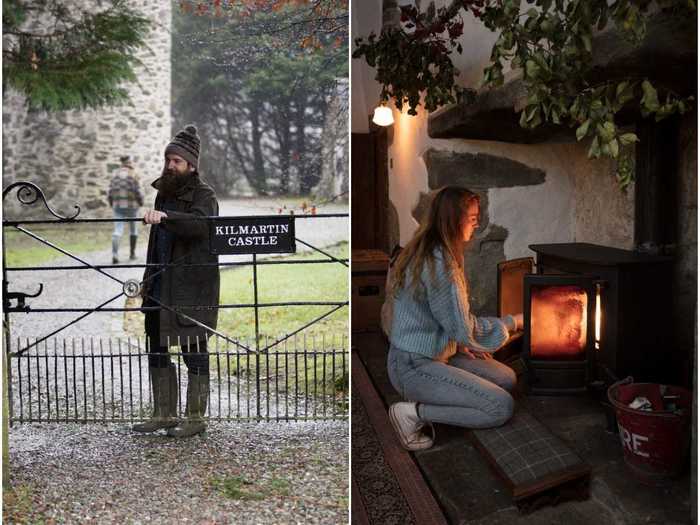 The process of transforming Kilmartin Castle wasn