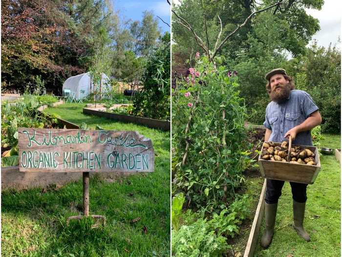 During the lockdown periods in 2020, they also started developing their onsite gardens.