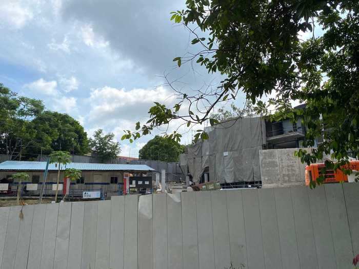 There were, however, multiple active construction sites on Nassim Road where people were either renovating older bungalows or building new ones.