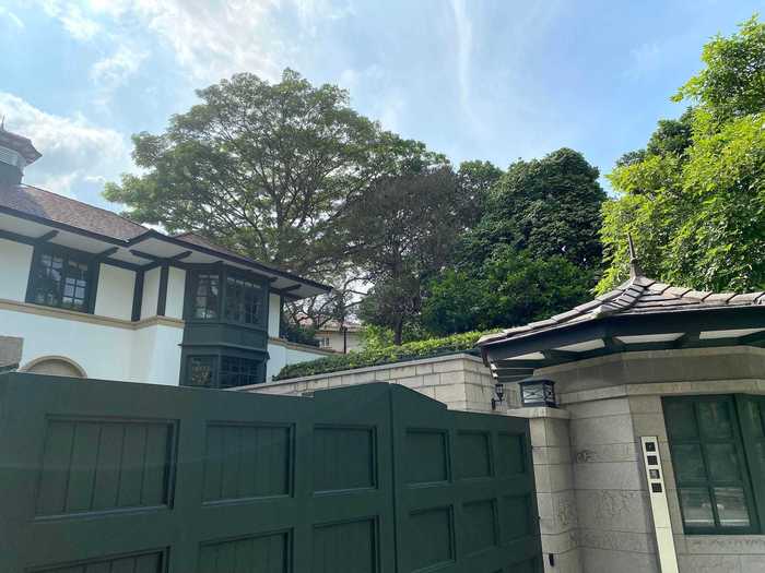 Some of the houses had gate houses.