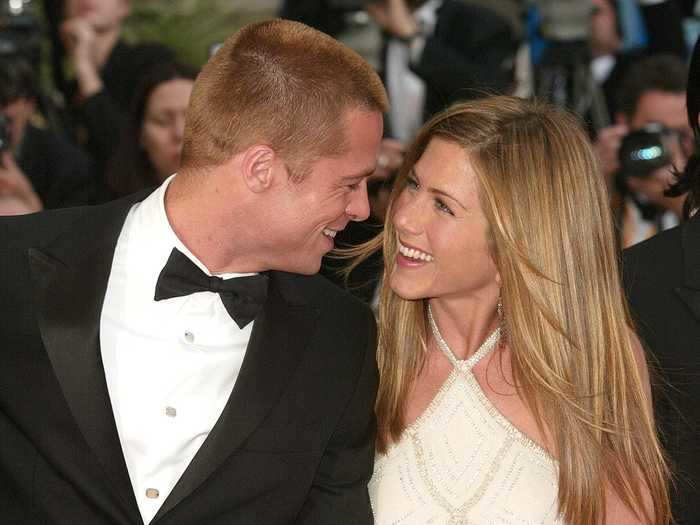 Brad Pitt and Jennifer Aniston kicked off the 2000s with a wedding in July.