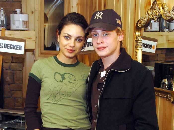 Macaulay Culkin and Mila Kunis low-key dated for most of the 2000s.