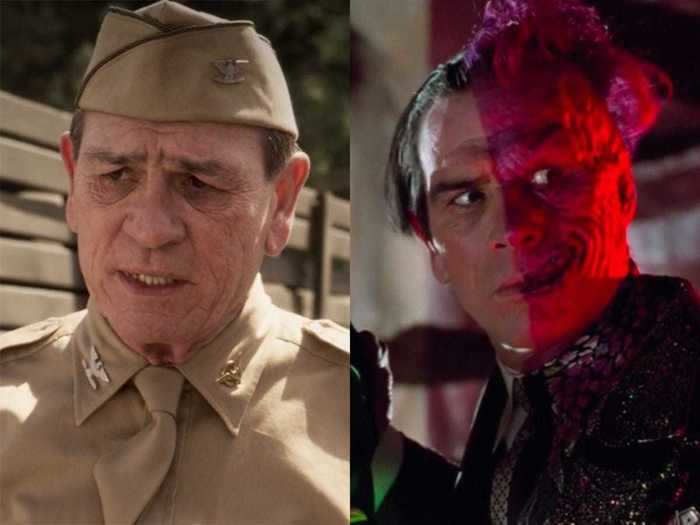 Tommy Lee Jones appeared as a colonel in "Captain America: The First Avenger." But more than a decade earlier, he played one of Batman