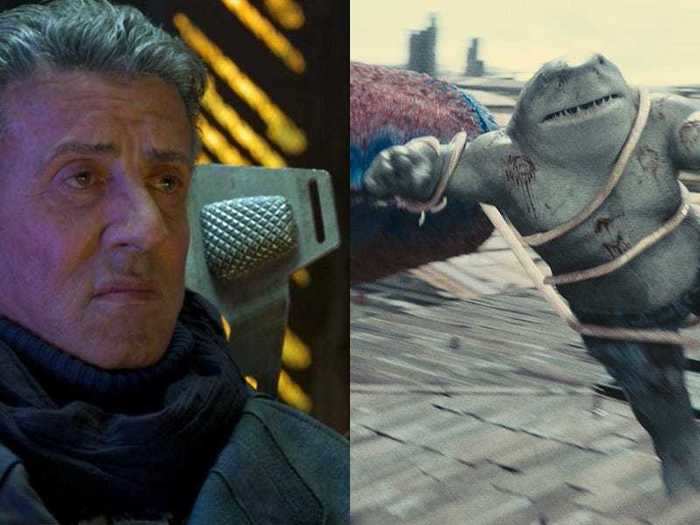 Director James Gunn also brought Sylvester Stallone into both his Marvel and DC films.