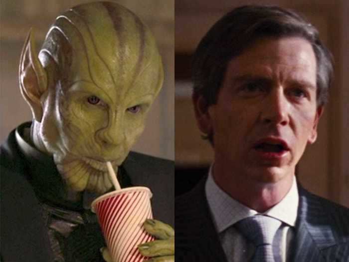 We know Ben Mendelsohn as the friendly Skrull Talos now, but before that, he appeared in "The Dark Knight Rises."