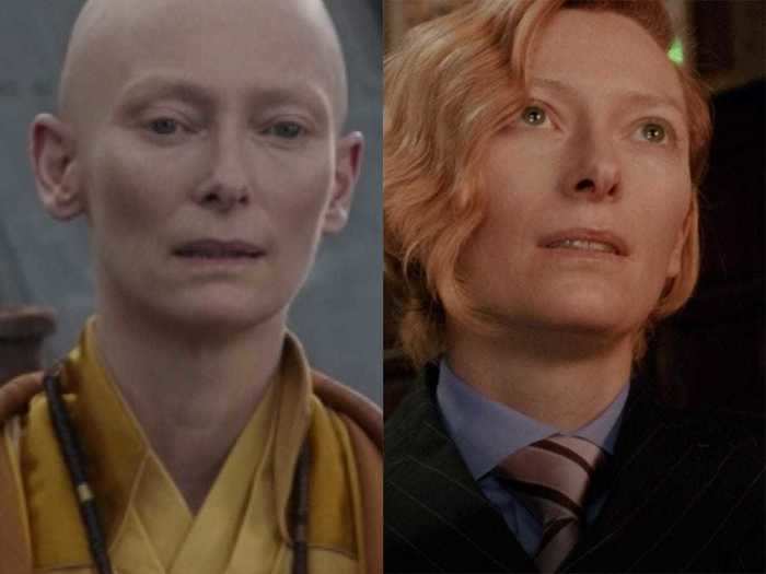 Tilda Swinton played a gender-swapped Ancient One in "Doctor Strange" after her role in "Constantine."