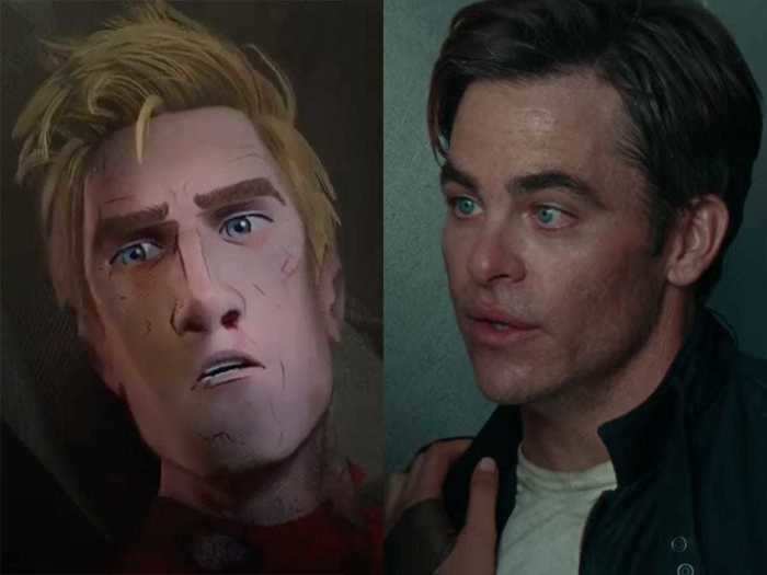 You may not have realized Chris Pine voiced Peter Parker in the excellent "Spider-Man: Into the Spider-Verse" in between his time as Steve Trevor in the "Wonder Woman" franchise.