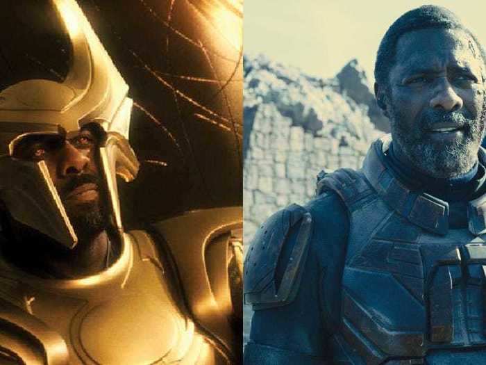 Idris Elba went from playing Heimdall in the MCU to being a leader of the Suicide Squad in James Gunn