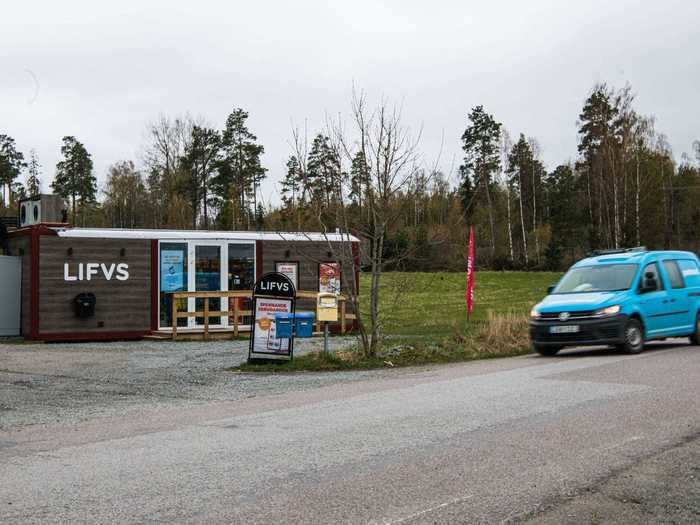 "We wanted to go where we were needed most," Lundh said. Livfs has 27 stores across Sweden.