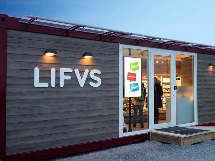 Stockholm-based startup Lifvs set up and runs mini grocery stores in rural parts of Sweden.