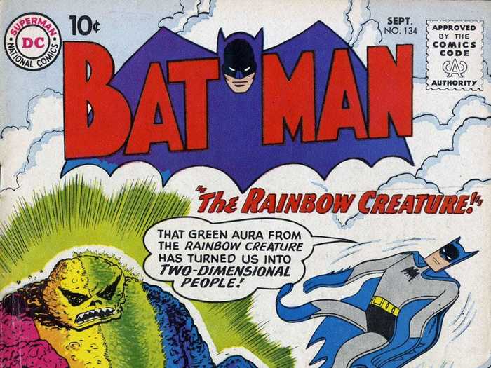 The Rainbow Creature is an obscure, older Batman villain.