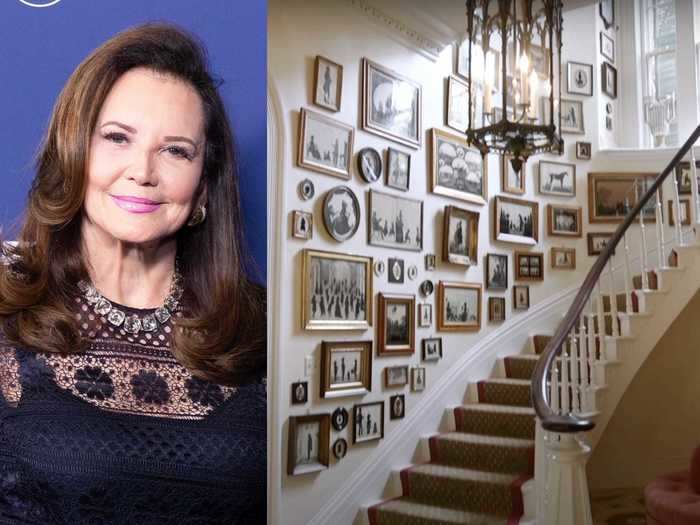 "Southern Charm" star Patricia Altschul has bold silhouette portraits wrapped around her main staircase, making her home "classically stylish," Gore said.