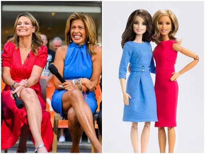 Barbie released dolls of Savannah Guthrie and Hoda Kotb honoring them as the first all-female team of anchors in the 