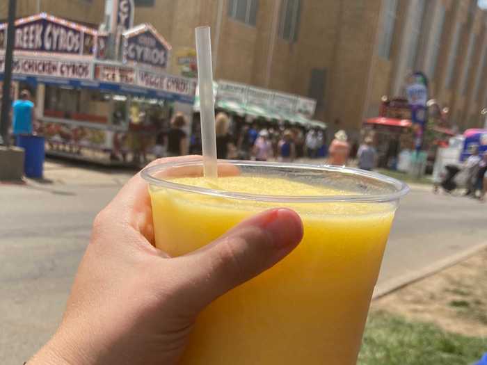 I also sipped on a pineapple whip to cool off at the end of the day.