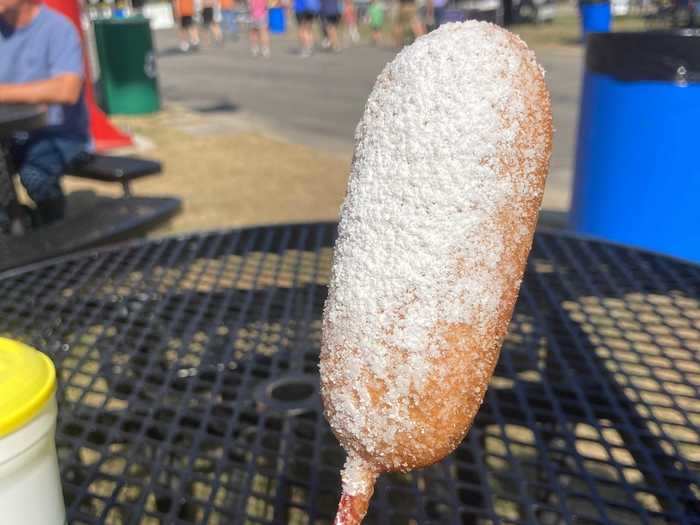 I tried this ridiculous deep-fried Milky Way bar ...