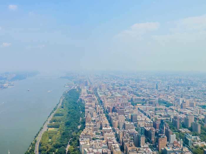 Our sightseeing flight was soon coming to an end and we crossed Central Park on approach to the East River.