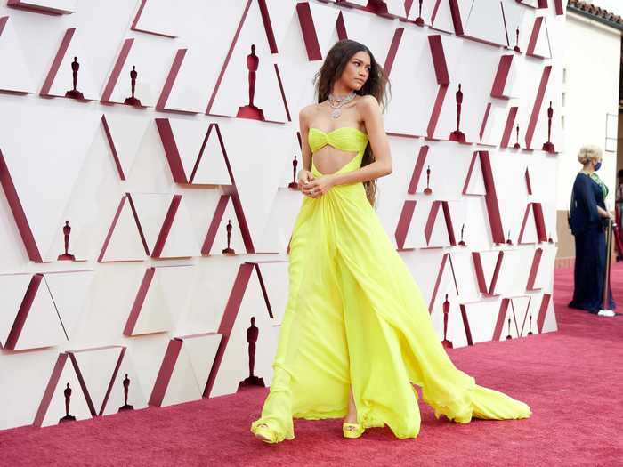 She wore another jaw-dropping look for the 2021 Academy Awards.