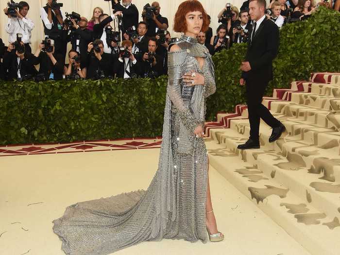 For the 2018 Met Gala, she blended fashion with costuming.