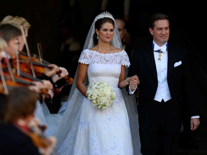 Princess Madeleine of Sweden married Christopher O