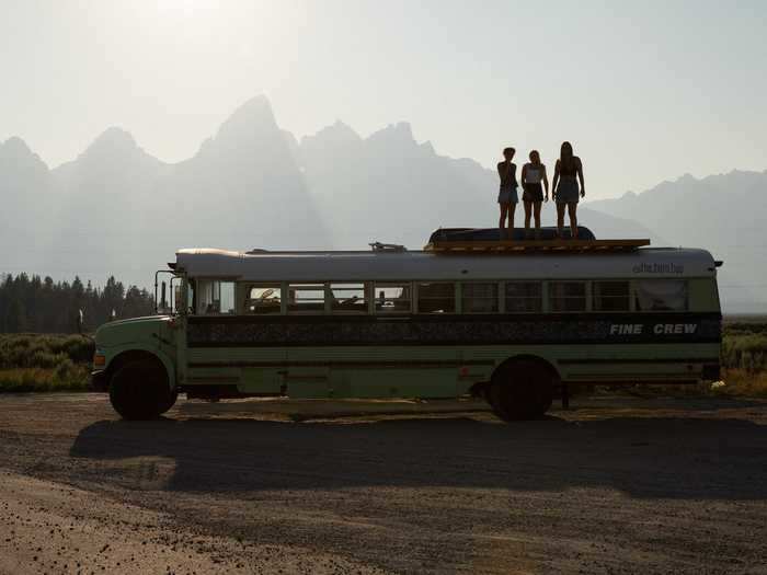 After the renovation, the women started their journey on the road this summer.