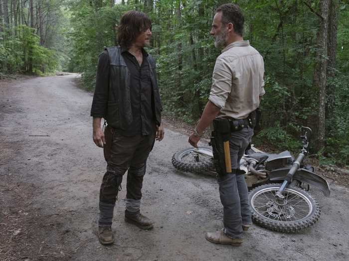 Norman Reedus says Daryl would likely punch Rick right away for what he put him through.