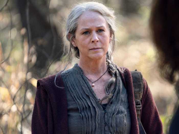 Melissa McBride had the most normal response of everyone we spoke with.