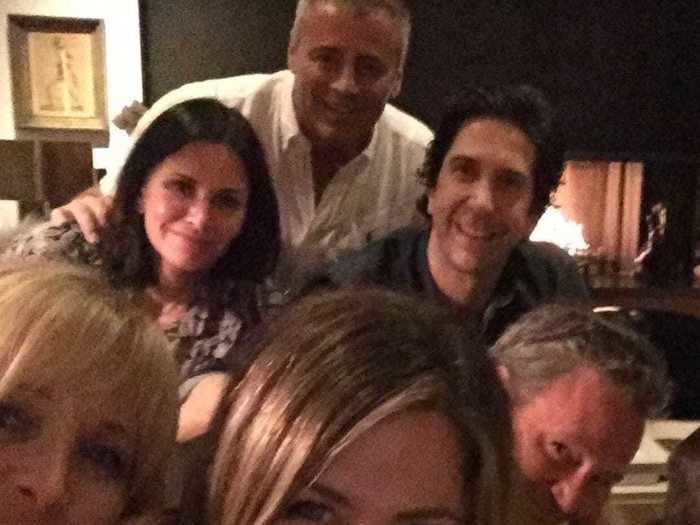 October 15, 2019: Aniston broke Instagram when she joined the app and posted an epic selfie with Schwimmer and their "Friends" costars.