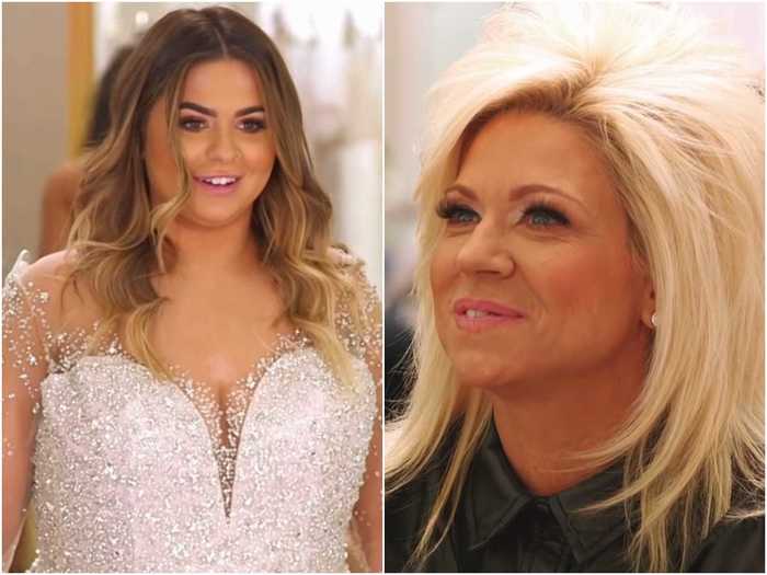 "Long Island Medium" star Theresa Caputo helped her daughter, Victoria, choose a dress.