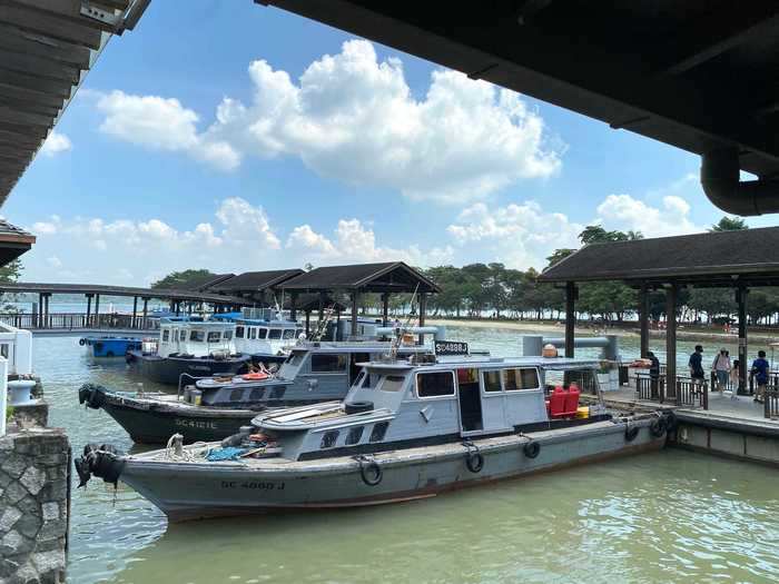 To get to Pulau Ubin, you take a ferry boat called a bumboat from the Changi Point Ferry Terminal, which is about a 20-minute drive from the famed Singapore Changi Airport.