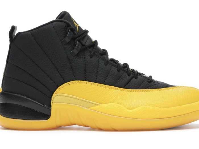 11. Jordan 12 Retro Black University Gold