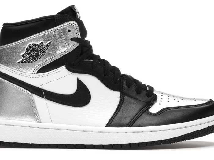 10. Jordan 1 Retro High Silver Toe (W)