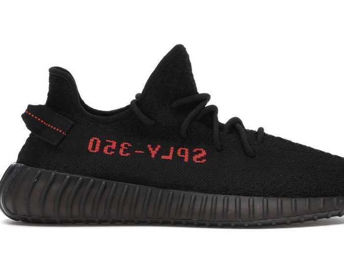 1. adidas Yeezy Boost 350 V2 Black Red (2017/2020)