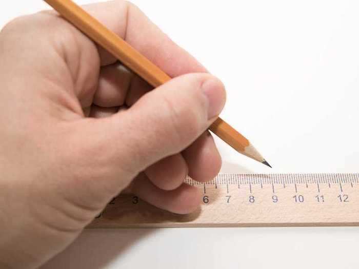 When lefties draw a line along a ruler, their hands cover the numbers, so it
