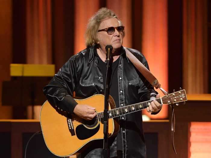 Singer Don McLean says he is "crazy" for his girlfriend, who is 48 years younger than him.