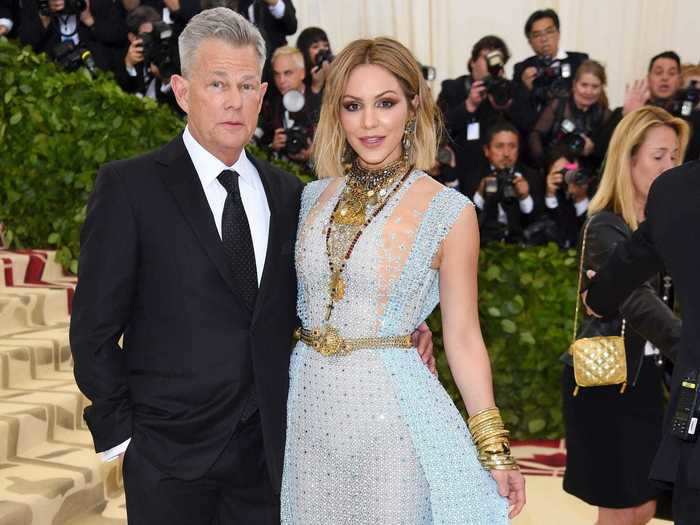 Katharine McPhee just gave birth to her first child with David Foster, who is nearly 35 years older than her.