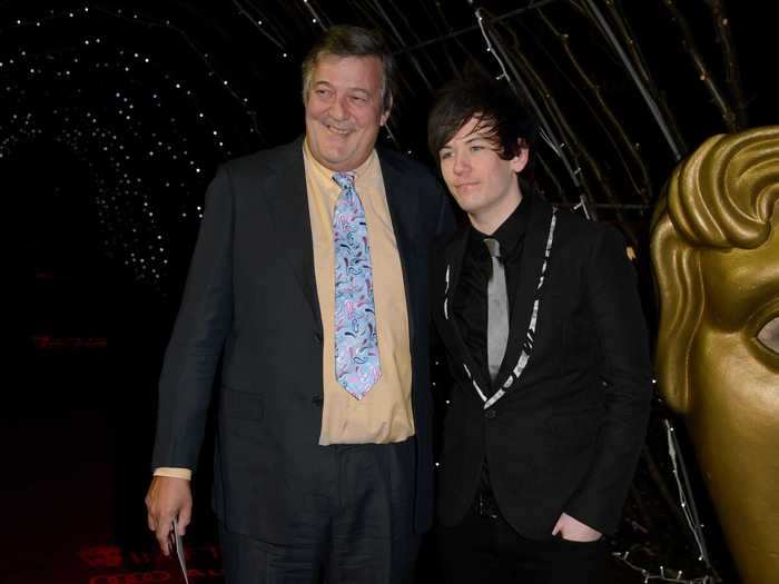 Stephen Fry married a man 30 years his junior.