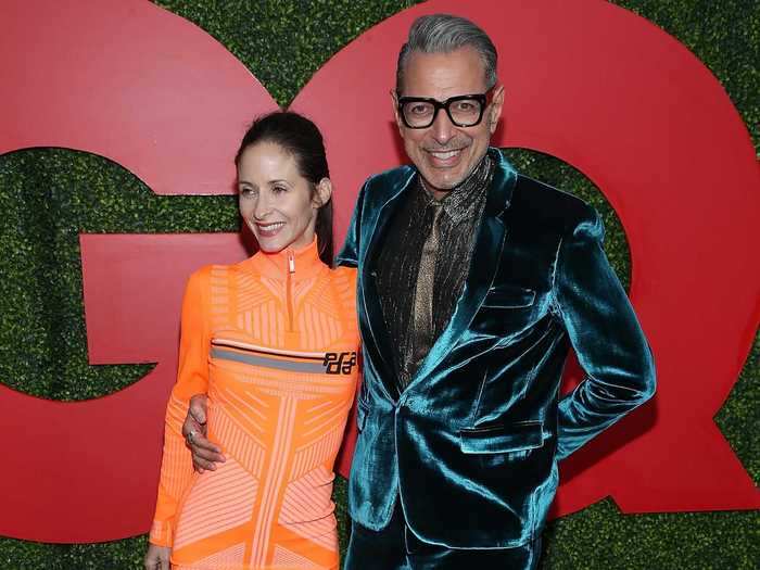 Emilie Livingston and Jeff Goldblum are 30 years apart.