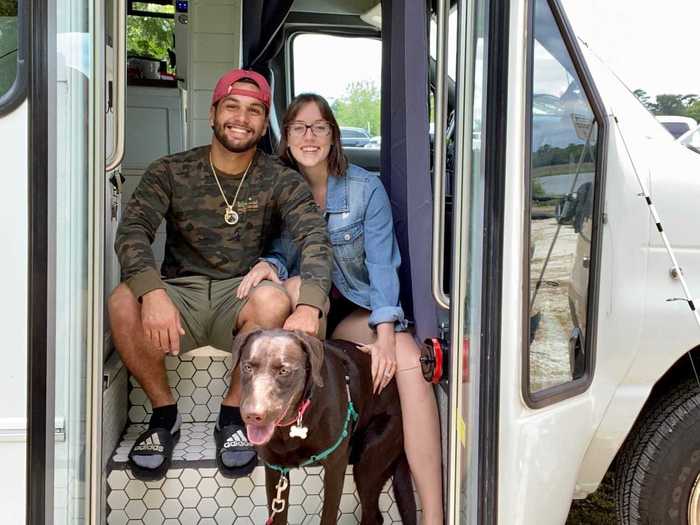 Today, the couple continues to explore the country while helping others renovate and design smart storage for their tiny homes.