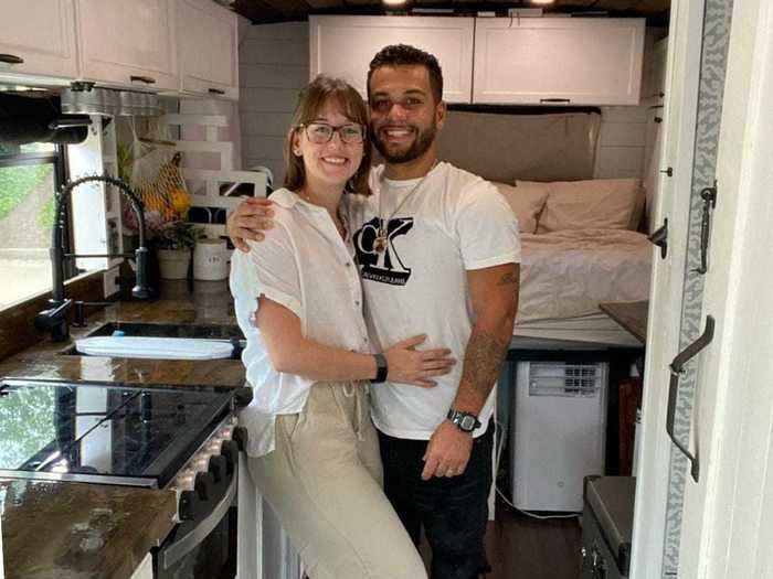 In April, Manny and Hope Hernandez ditched their 1,200-square-foot Florida apartment and opted for something tiny - a lot tinier.