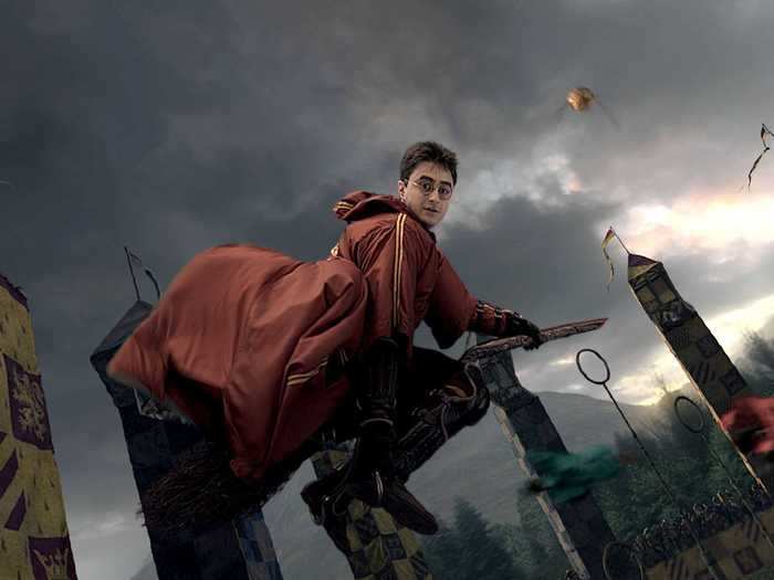 The Quidditch uniforms were inspired by rugby and football attire.