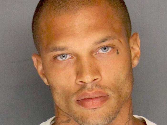 Jeremy Meeks was dubbed "Hot Felon" when his mugshot was posted online by police following his arrest for felony weapon charges.