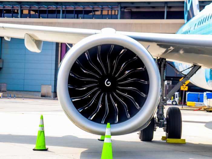 Powering the aircraft are two CFM International LEAP-1A engines, that are quieter and more fuel-efficient than previous generation engines.