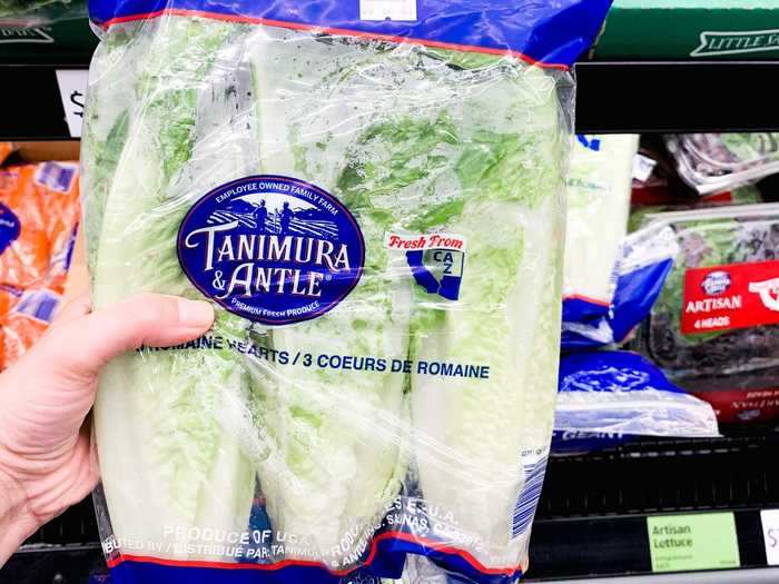 Romaine hearts are the base for all of my salads.