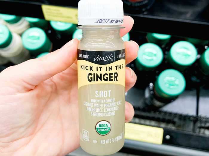 VitaLife ginger shots help me kick-start my day.