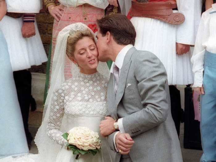 In 1995, Princess Marie Chantal of Greece