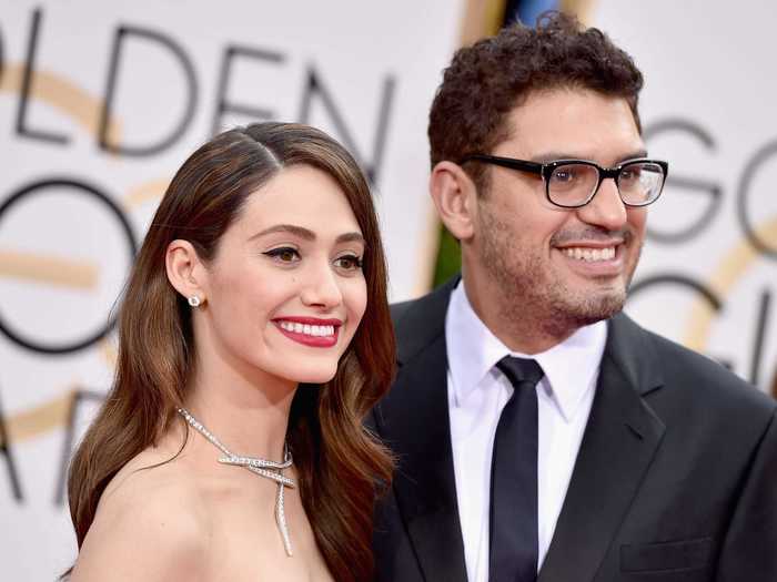 "Mr. Robot" writer and creator Sam Esmail and Emmy Rossum have been married since 2017.