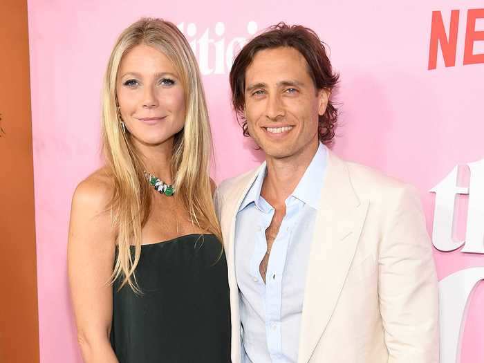 Gwyneth Paltrow met her husband, Brad Falchuk, on the set of "Glee," which he co-created.