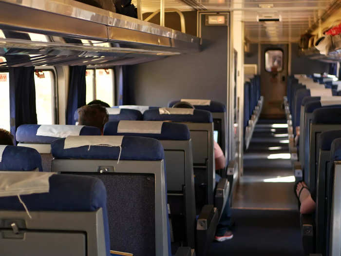 Plus, you get more legroom on a train.