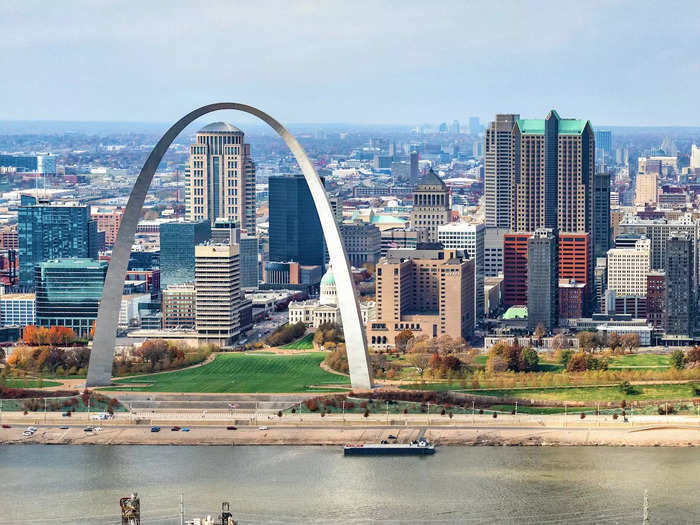 2. St. Louis, Missouri