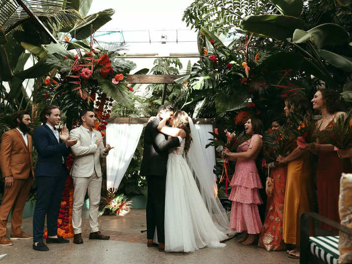 Their ceremonies took place in the same space.